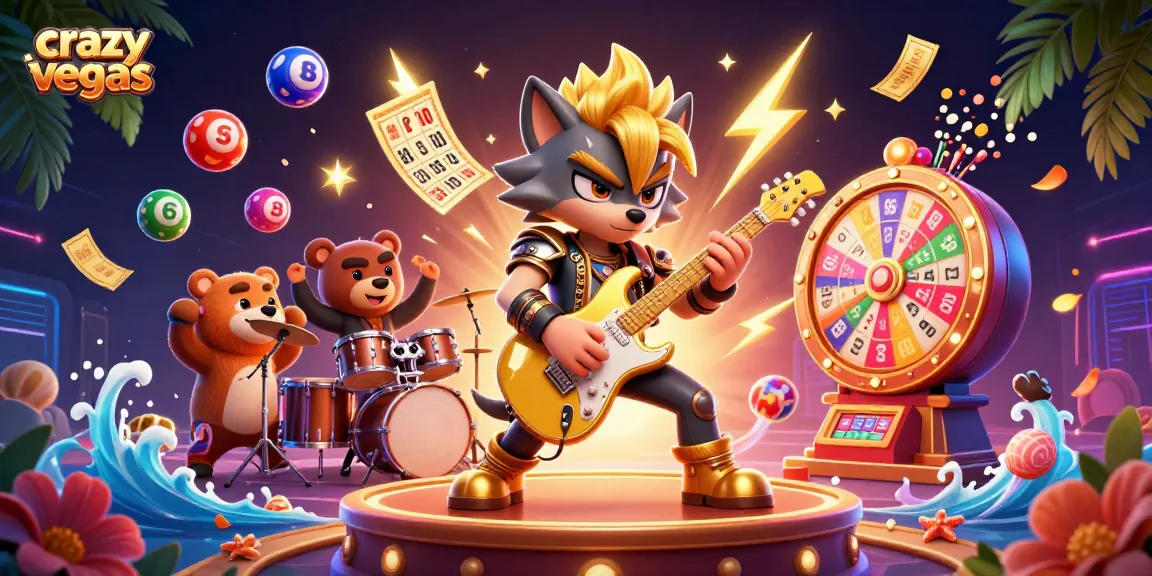 Engage with crazyvegas excitement in a vibrant casino scene filled with action and colorful elements.