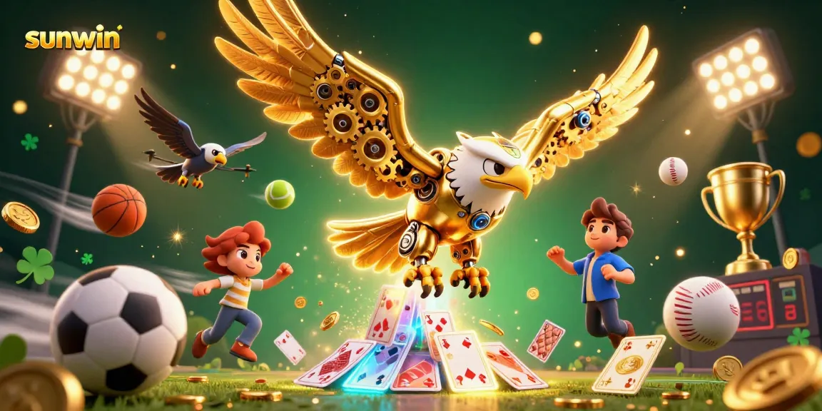 Experience winning strategies at Sunwin with a vibrant 3D casino scene full of dynamic game elements.